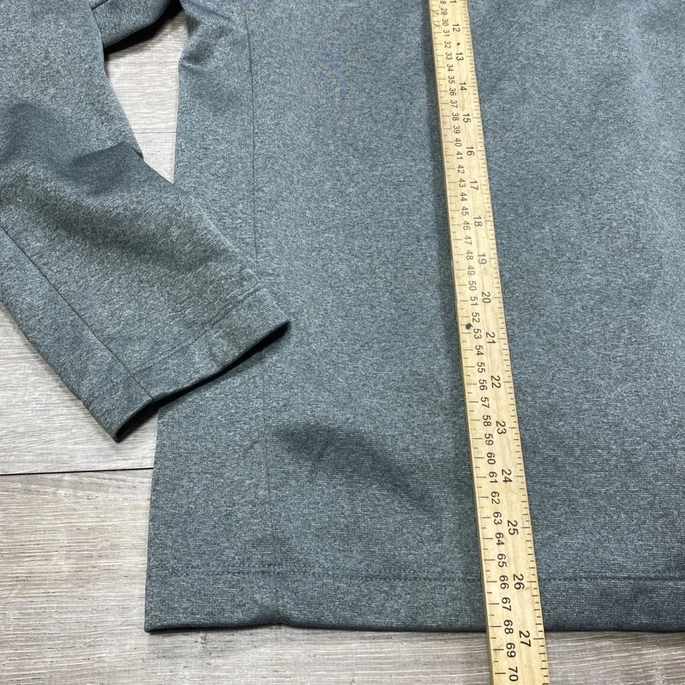 The North Face Full Zip Jacket Mens Large Gray Heathered Hiking Activewear A2VE4
